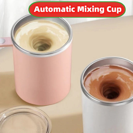 Smart Rechargeable Magnetic Automatic Mixing Coffee Cup 