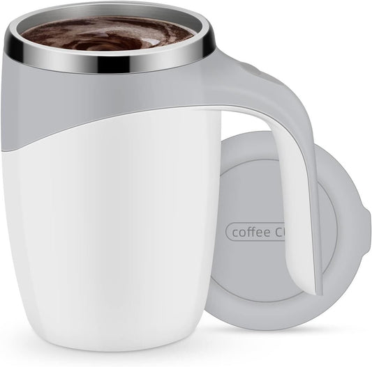 Electric Mixing Cup, Stainless Steel Self Stirring Coffee Mug Cup Automatic